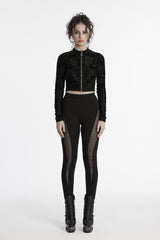 womens grunge goth leggings