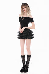 Dark In Love Lolita bloomer shorts on model