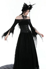 romantic goth blouse