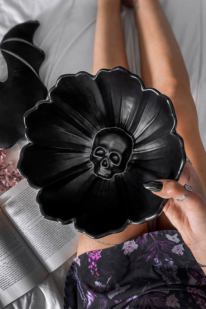 gothic skull bowl