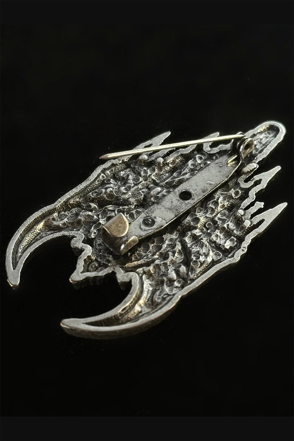 obsidian stone big black satin gothic cathedral hair bow 