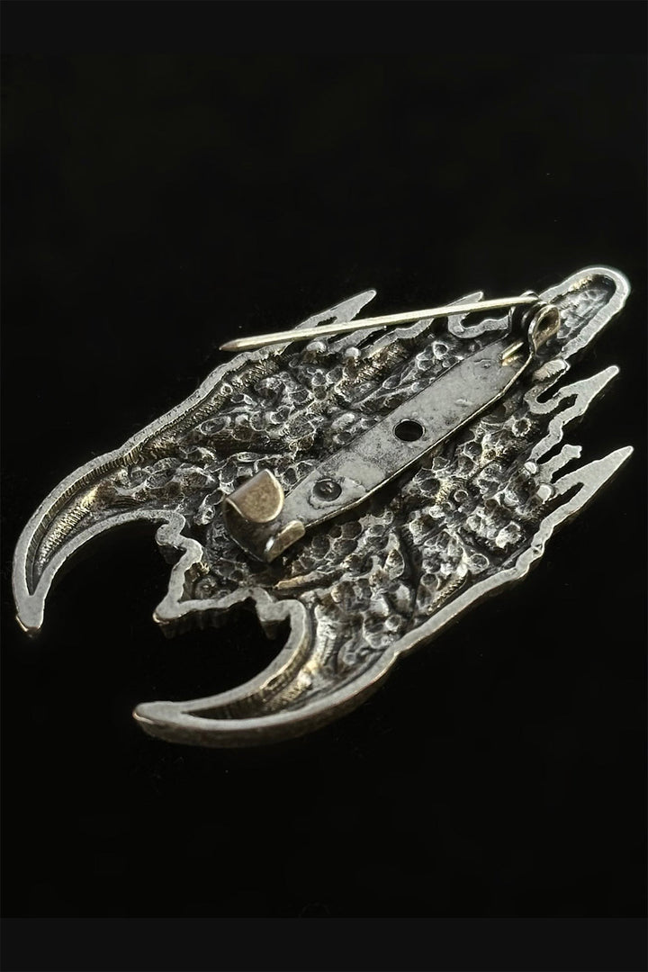 obsidian stone big black satin gothic cathedral hair bow 