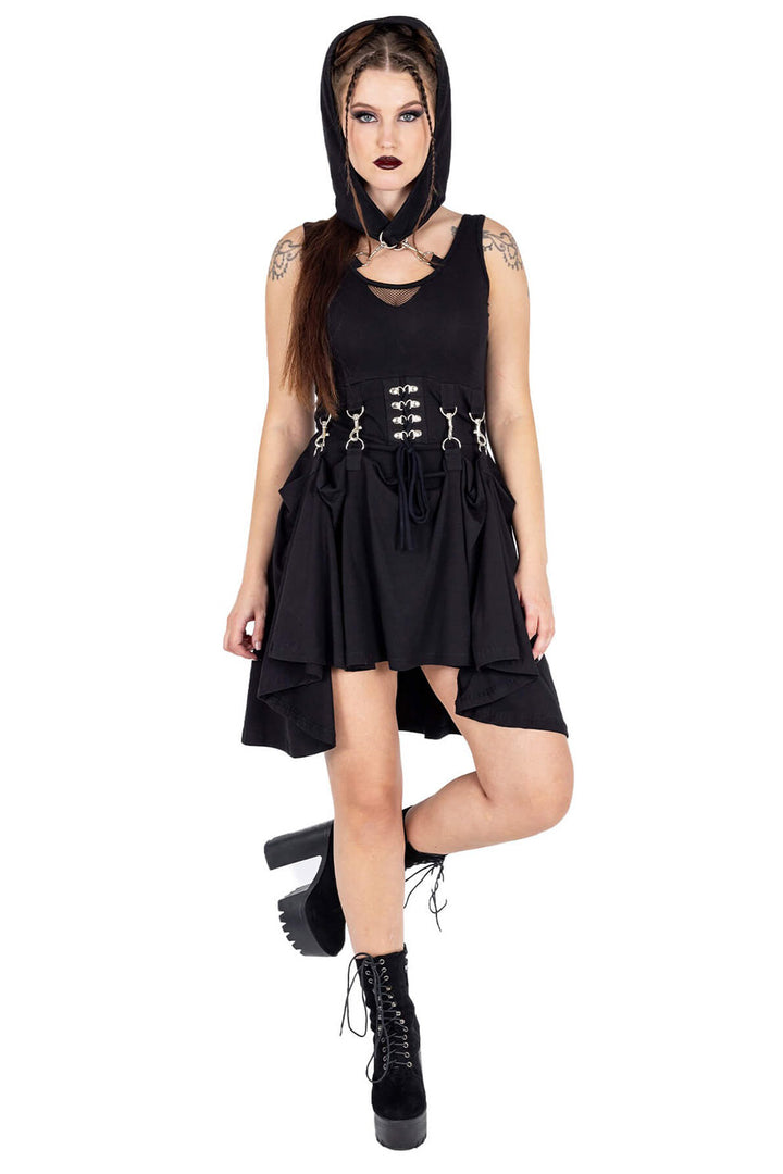 gothic mini dress