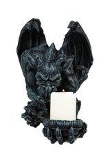 gargoyle sculpture candle holder