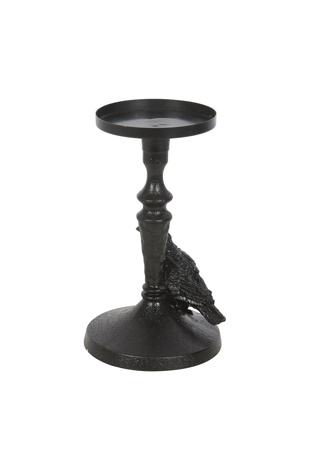 Goth inspired bird candle holder home decor