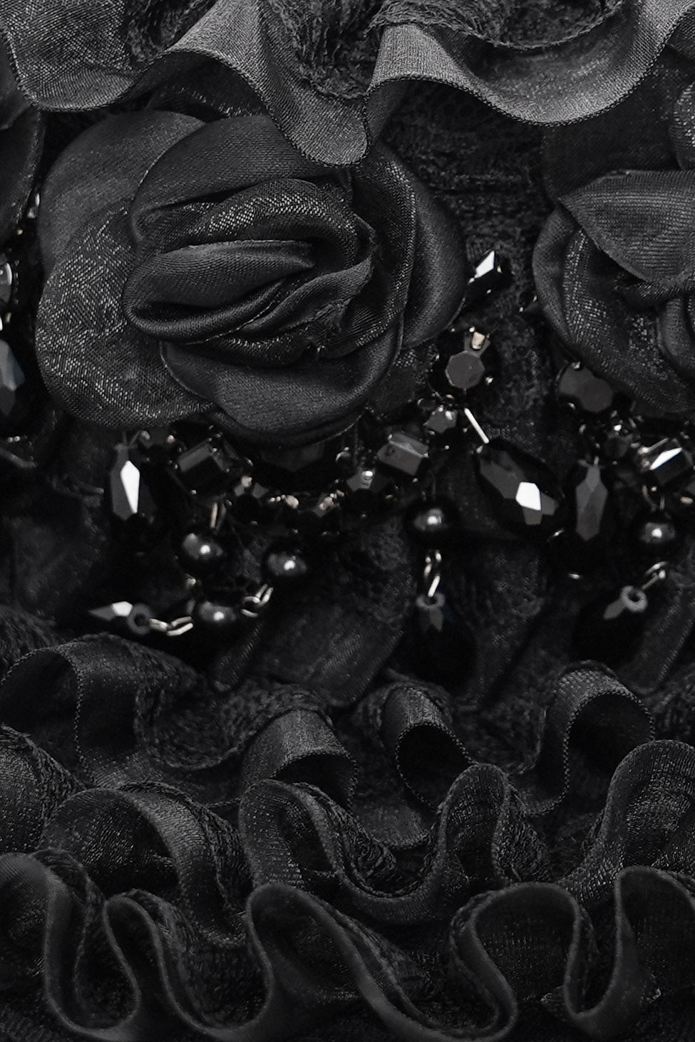 beaded gothic tea time hat 
