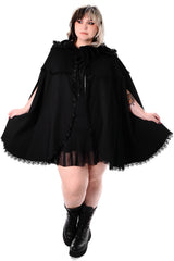 Kiki Lace Trim Cape [No Restocks]