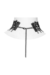punk rave goth choker for women