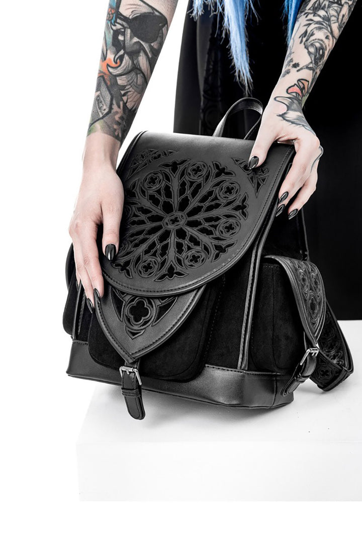 gothic cathedral window backpack