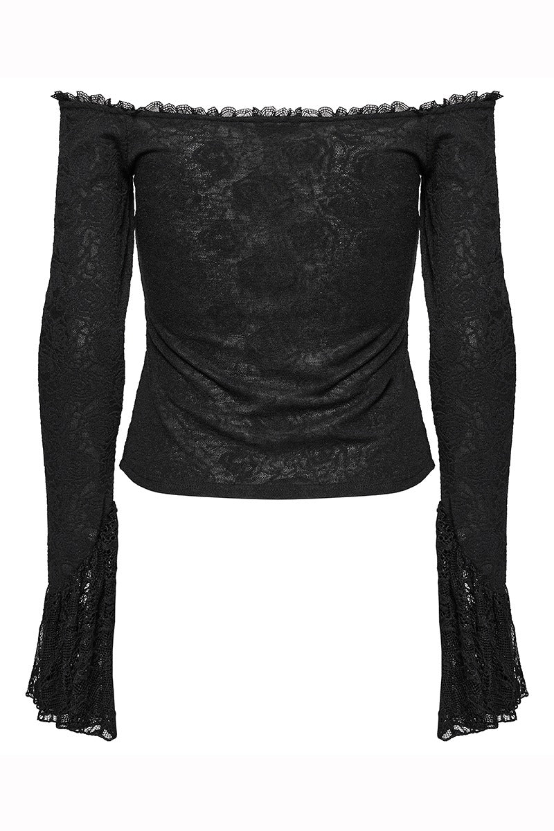 lace sleeve cuff top by punk rave