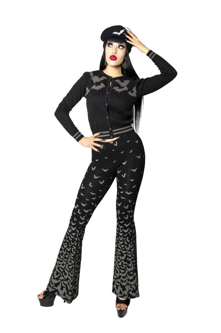 high-waisted plus size gothic leggings