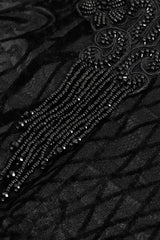 womens beaded tassel top