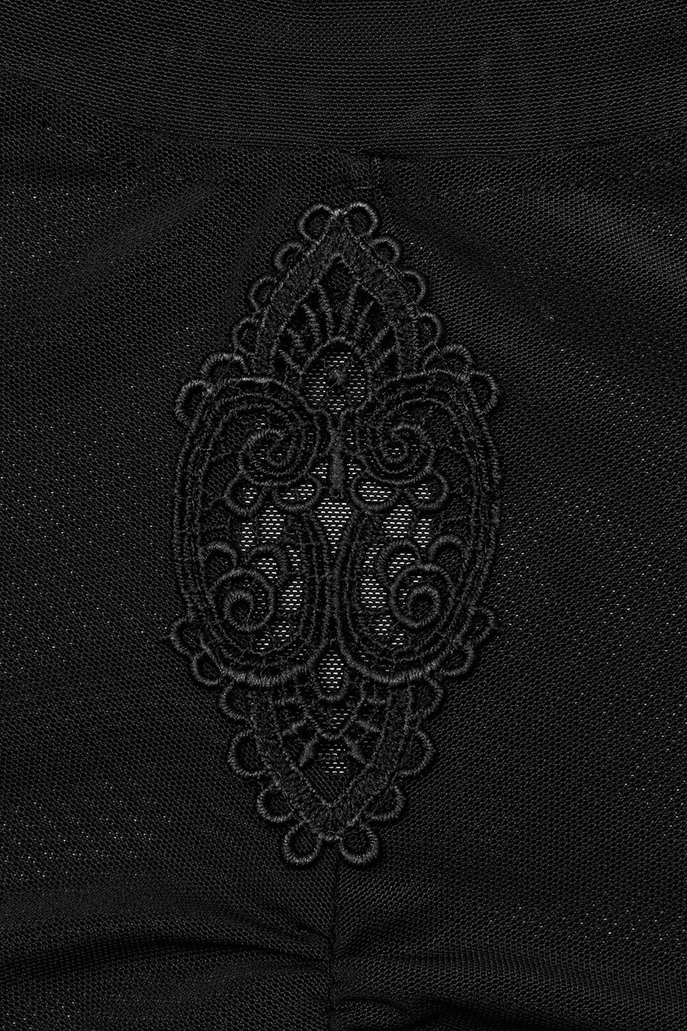 embroidered gothic turtleneck