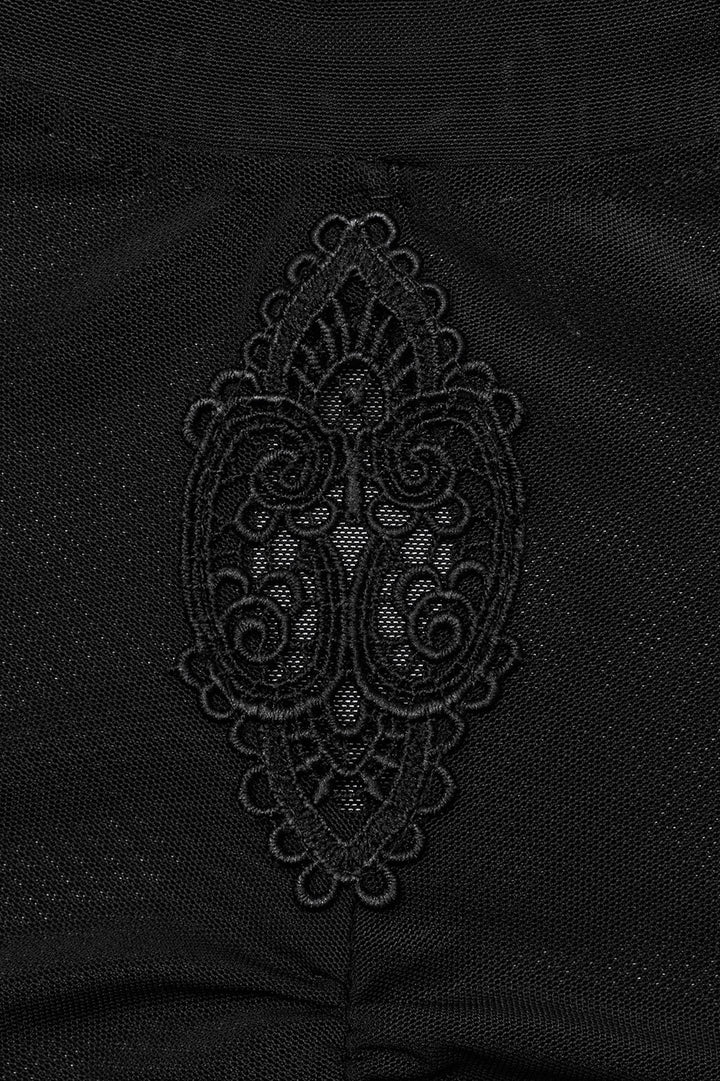 embroidered gothic turtleneck