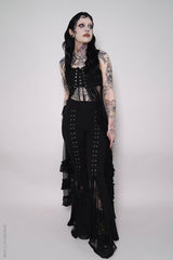 ruffled lace duster by forest ink