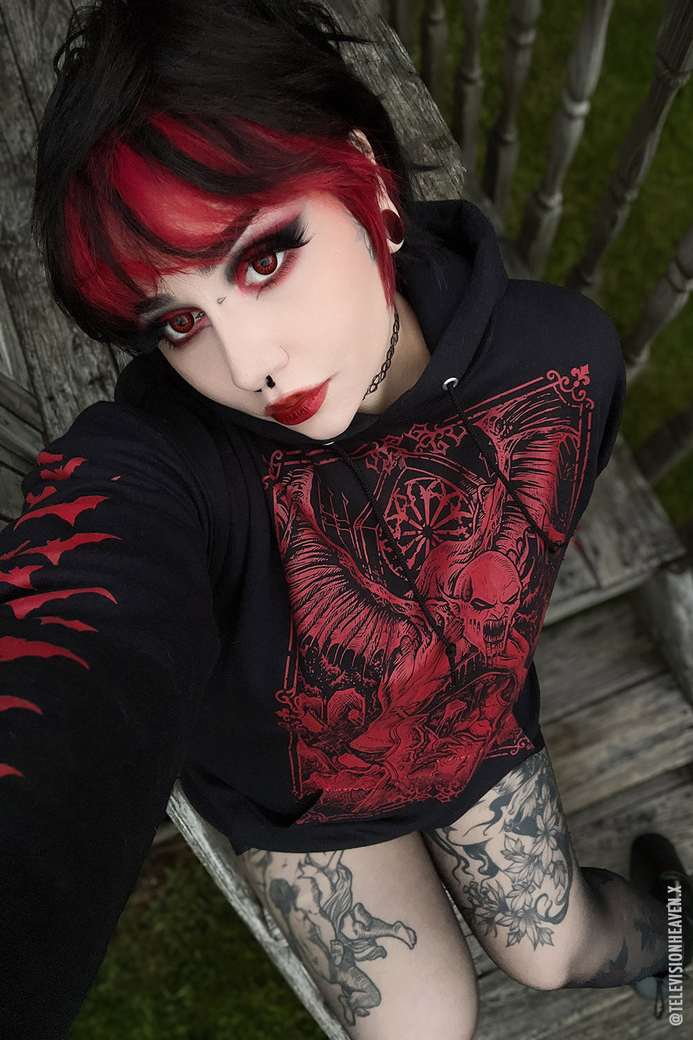 Sanguine Vampire Hoodie [BLOOD RED]