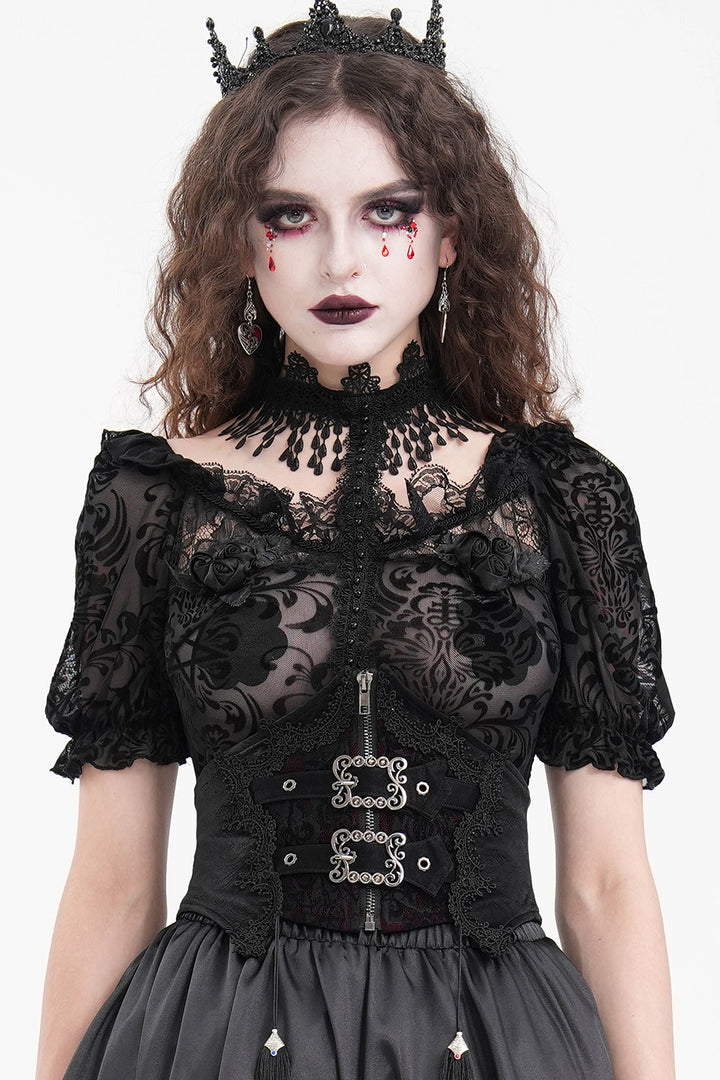 romantic goth corset