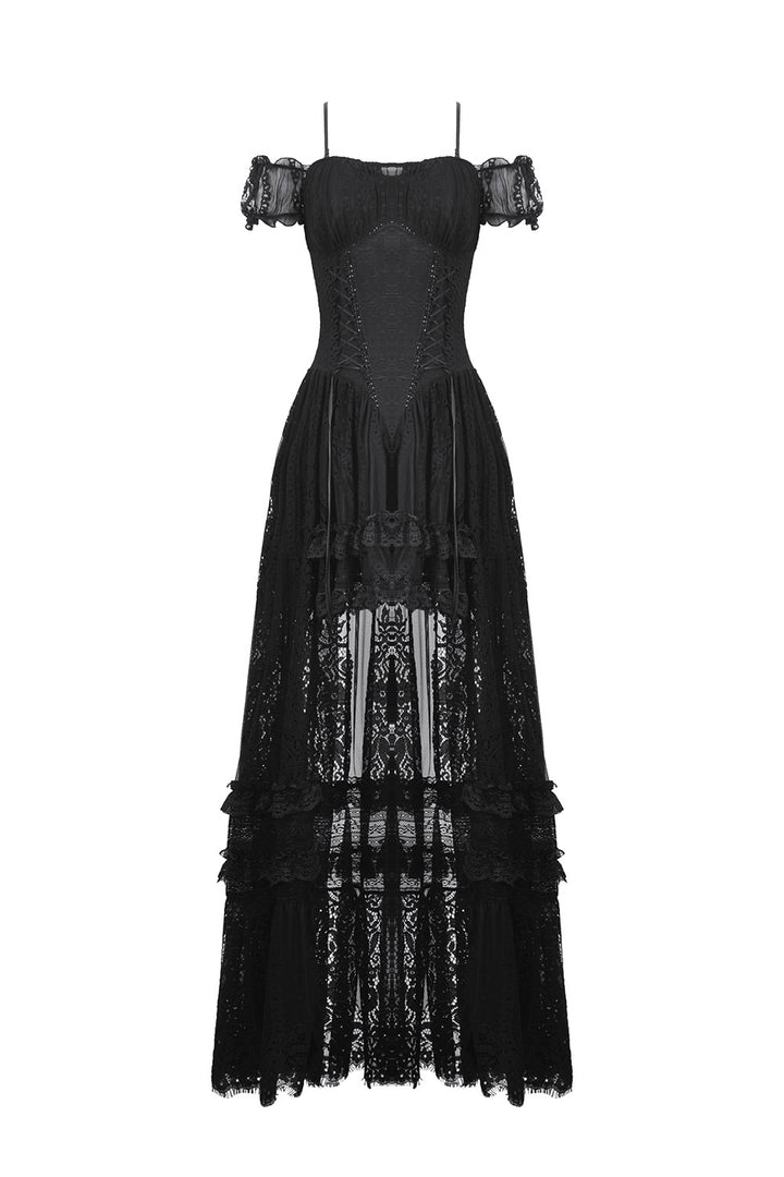 ruffled goth princesscore dress