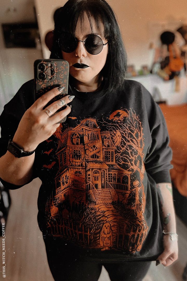 Haunted Mansion Sweatshirt [Pumpkin Orange]