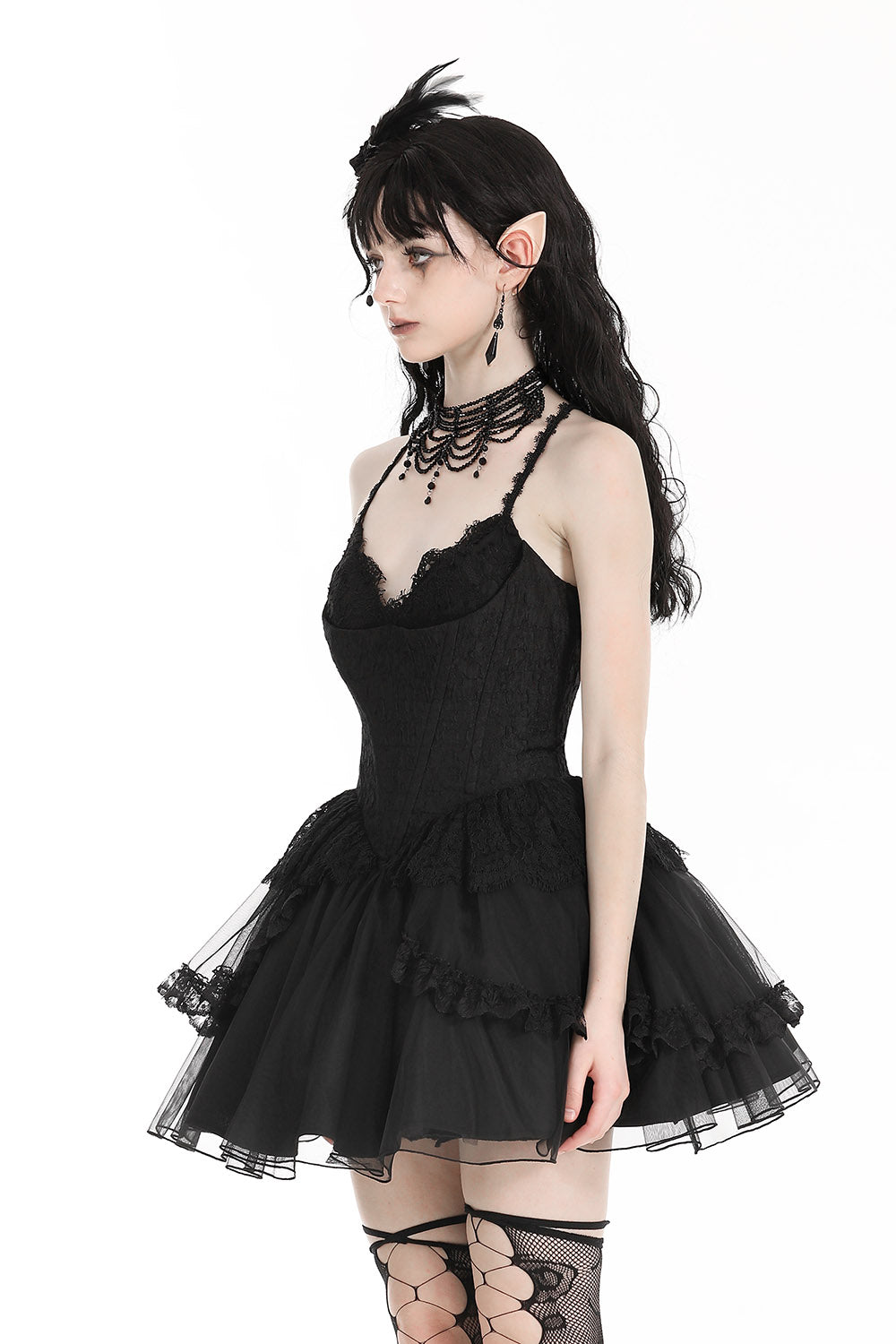 corset boning goth dress