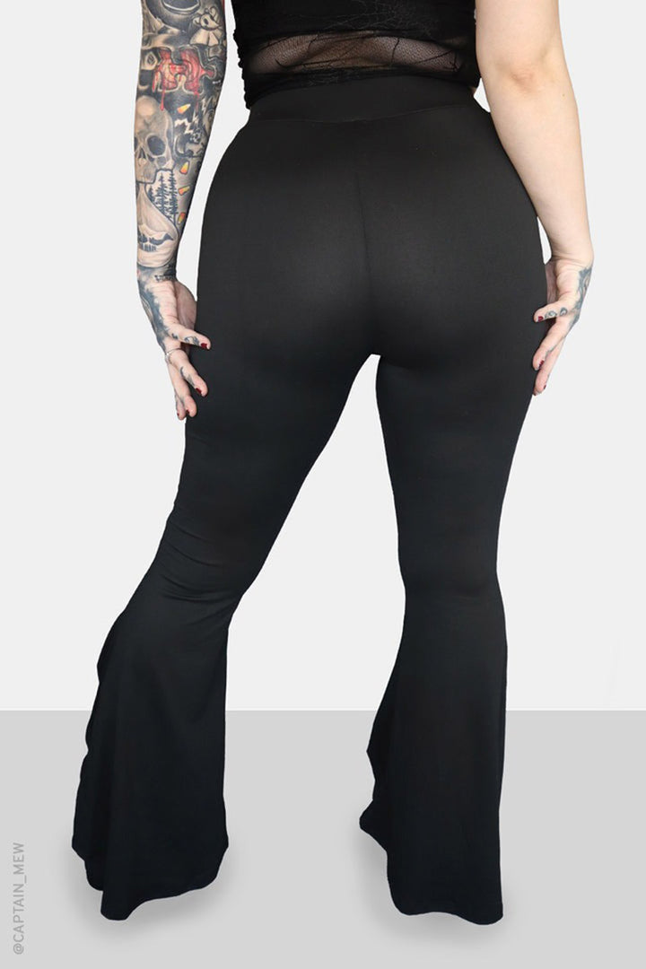 womens high waisted gothic stretchy leggings