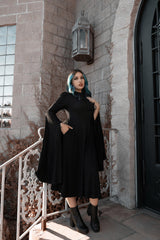 witchy maxi long black witchy gown