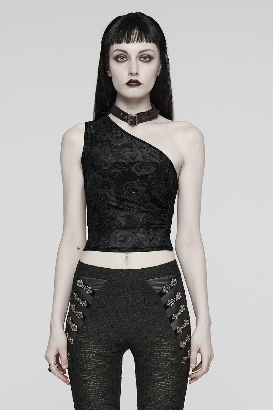 womens gothic crop top