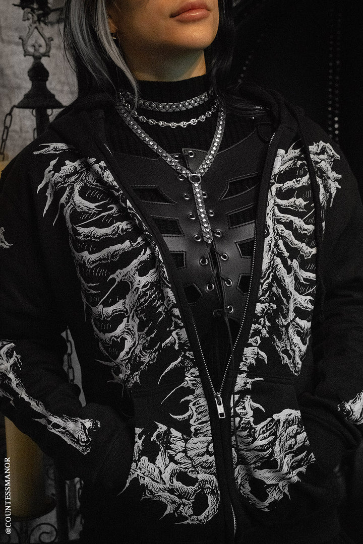 Dead Inside Skeleton Hoodie