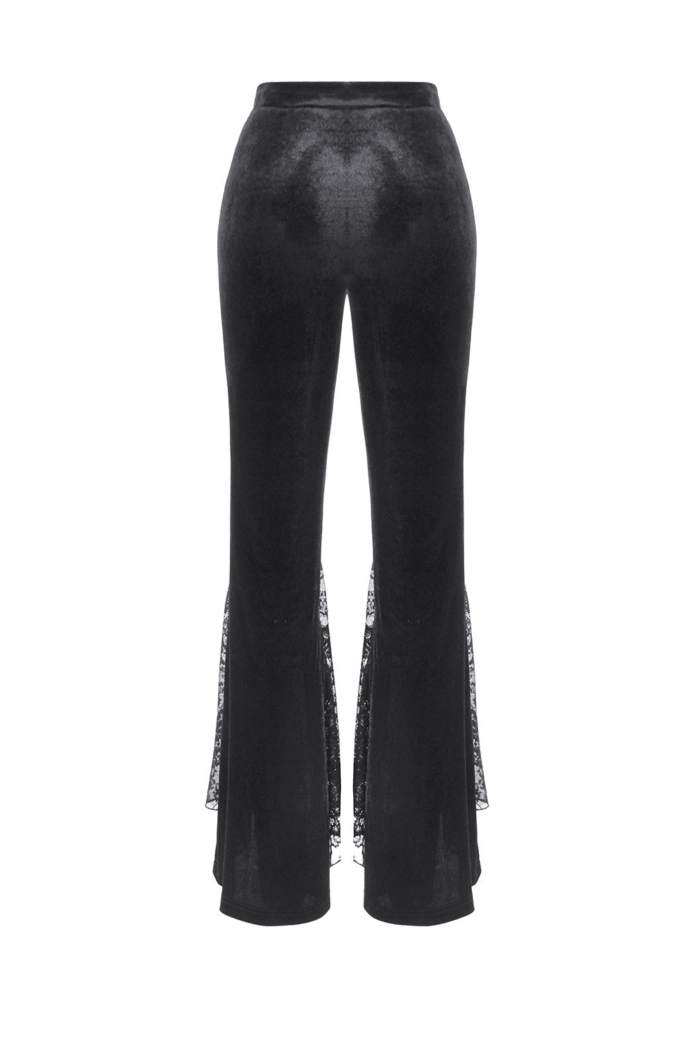 romantic goth black velvet pants by dark in love