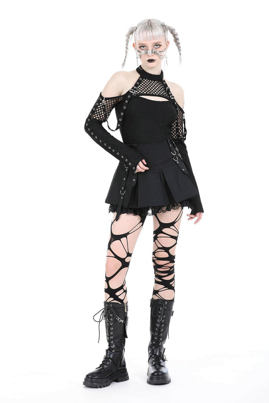 Goth Club Fishnet Top - womens tops - VampireFreaks - Dark In Love