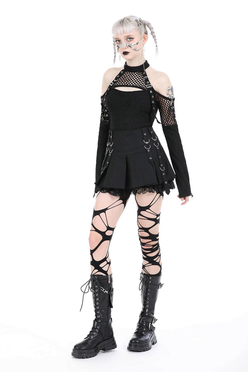 Goth Club Fishnet Top - womens tops - VampireFreaks - Dark In Love