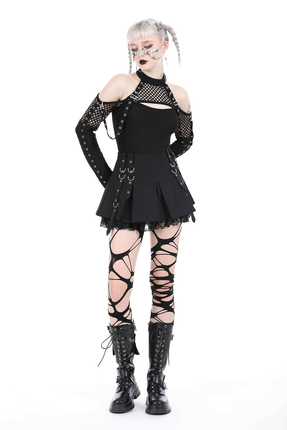 Goth Club Fishnet Top - womens tops - VampireFreaks - Dark In Love