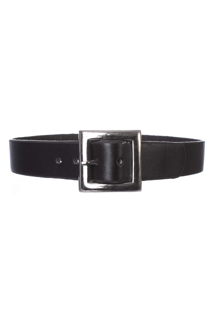 balck buckled gothic choker necklace