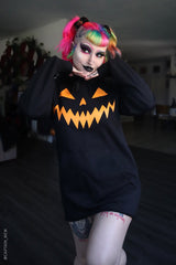 pumpkin face dress