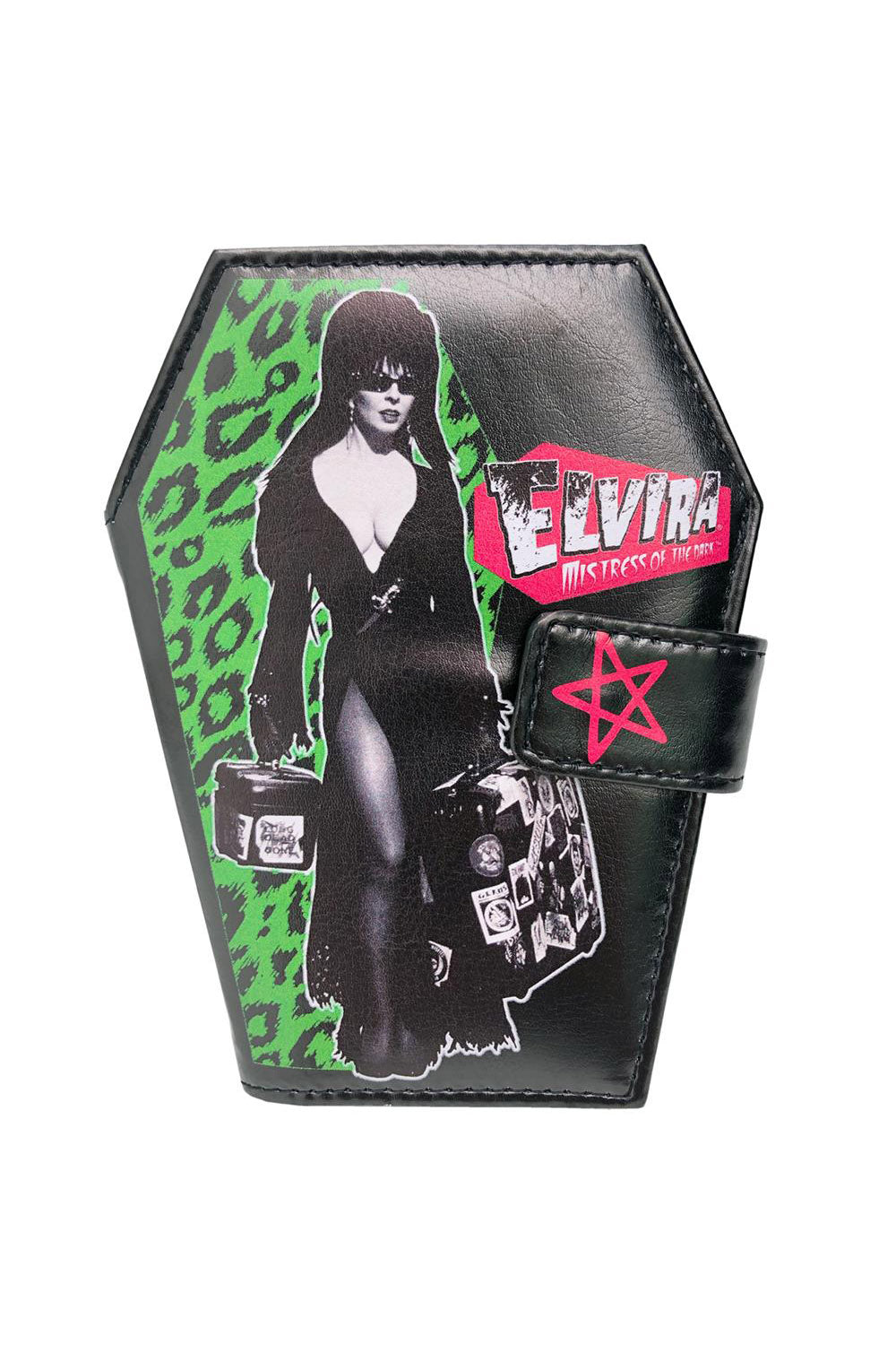 coffin shaped elvira wallet
