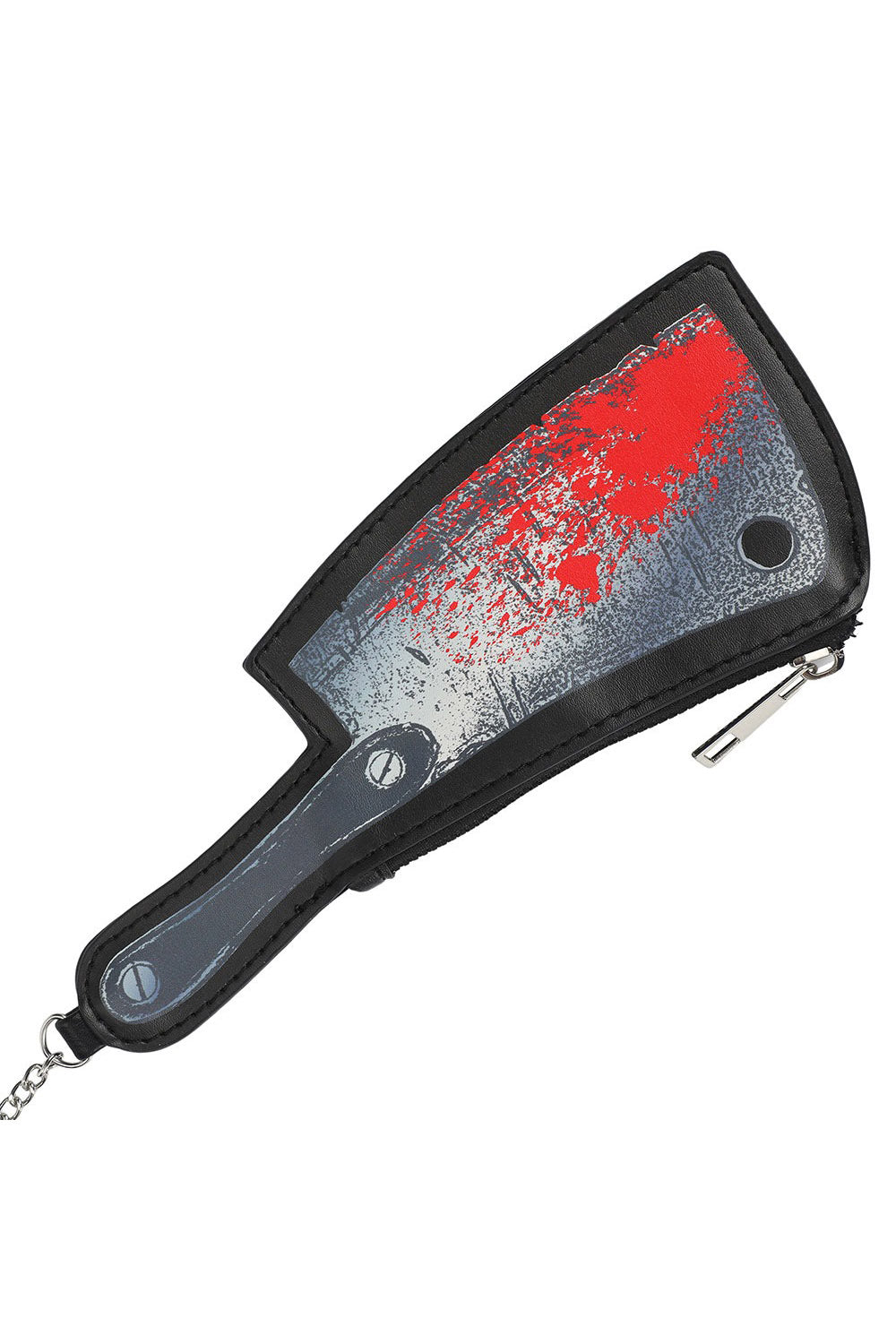 scary movie bloody knife coin purse