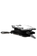 emo vegan leather cat shaped coin purse 