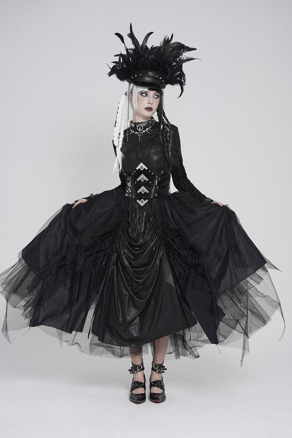 tard goth lace-up corset belt