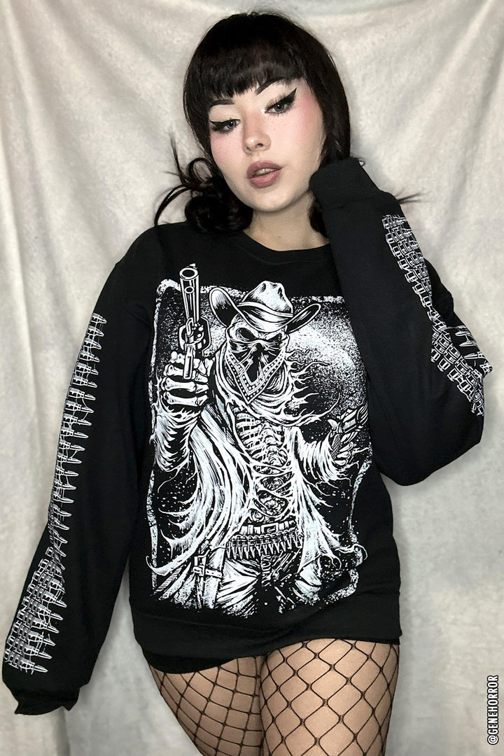 Western Goth Cowboy Sweatshirt