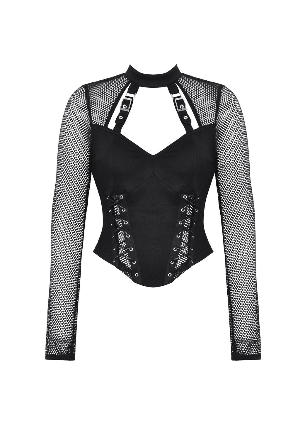 trad goth corset top