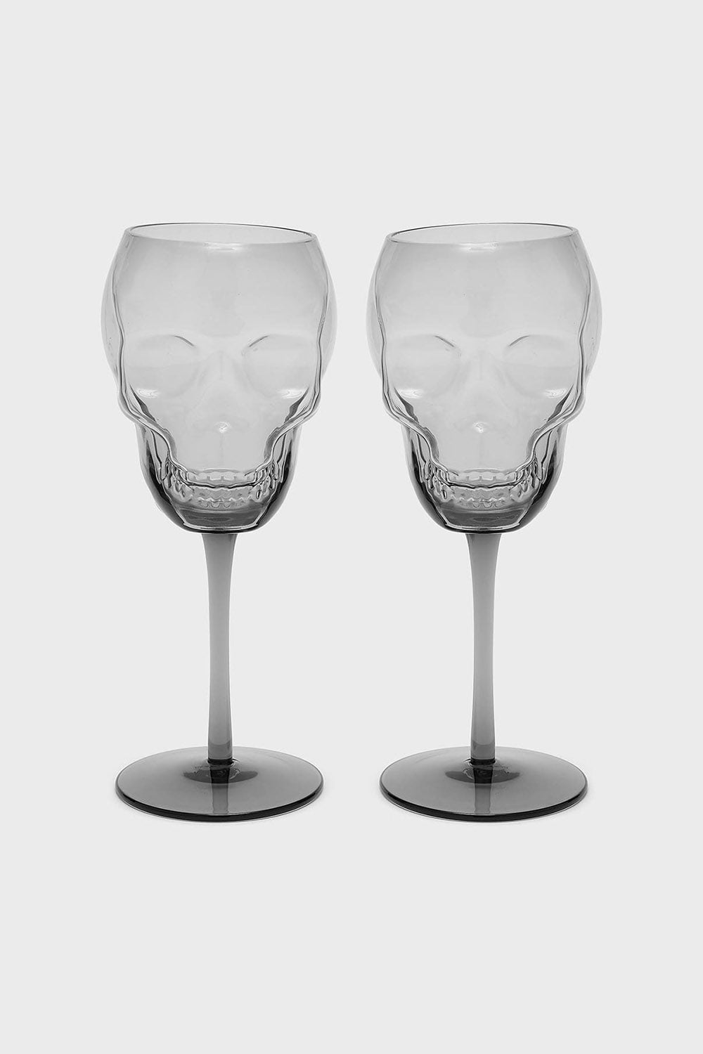 halloween skull-shaped wine glass