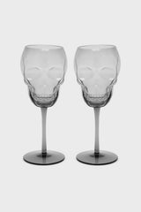 halloween skull-shaped wine glass