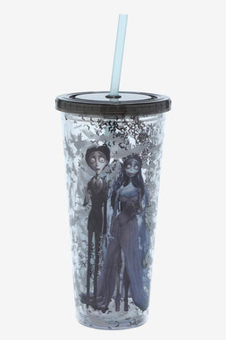 The Corpse Bride 24oz Doubled Walled Confetti Cold Cup