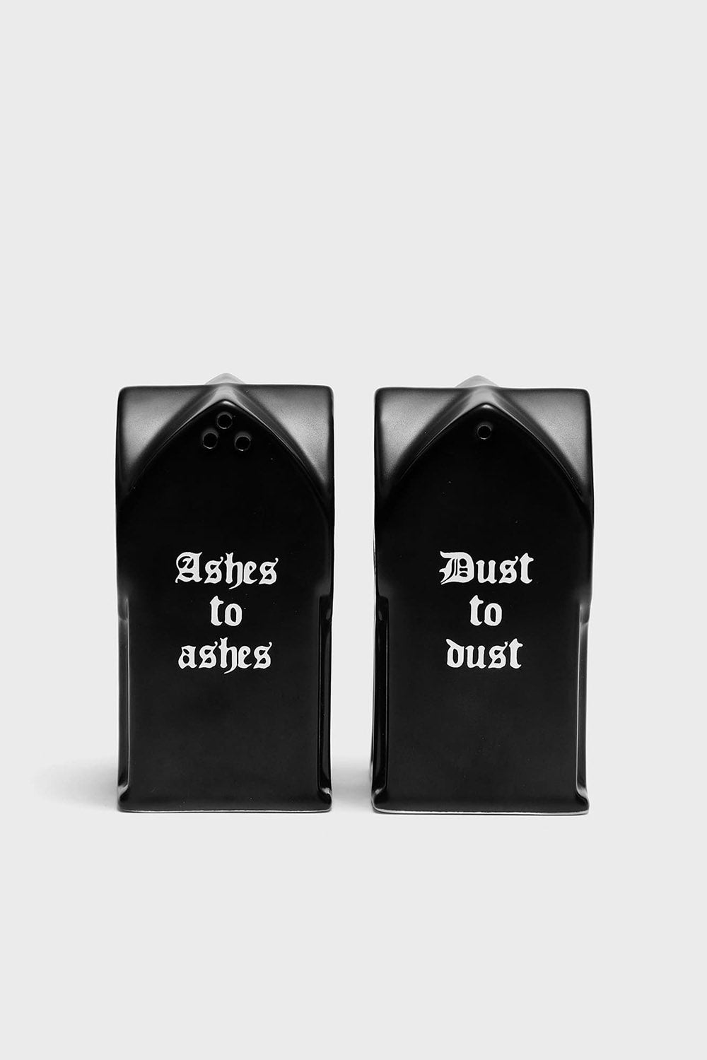 goth salt and pepper shaker set