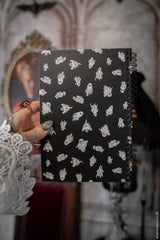 ghost gothic notebook with lined pages