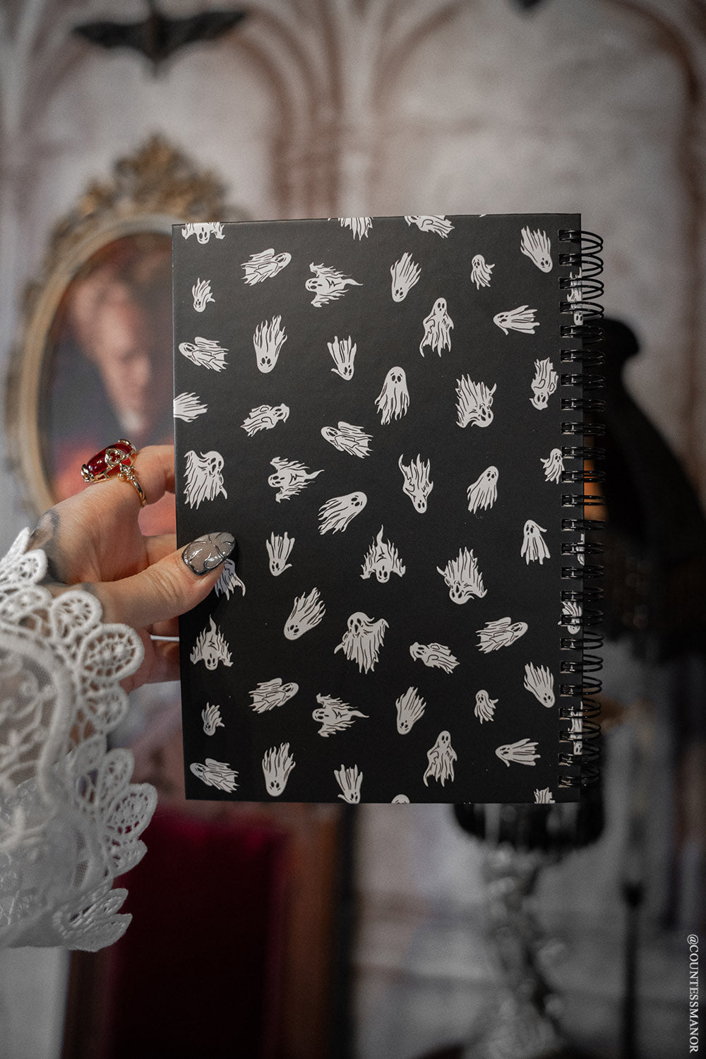 Strangle Notebook Ghost Haunting Spiral Notebook – VampireFreaks