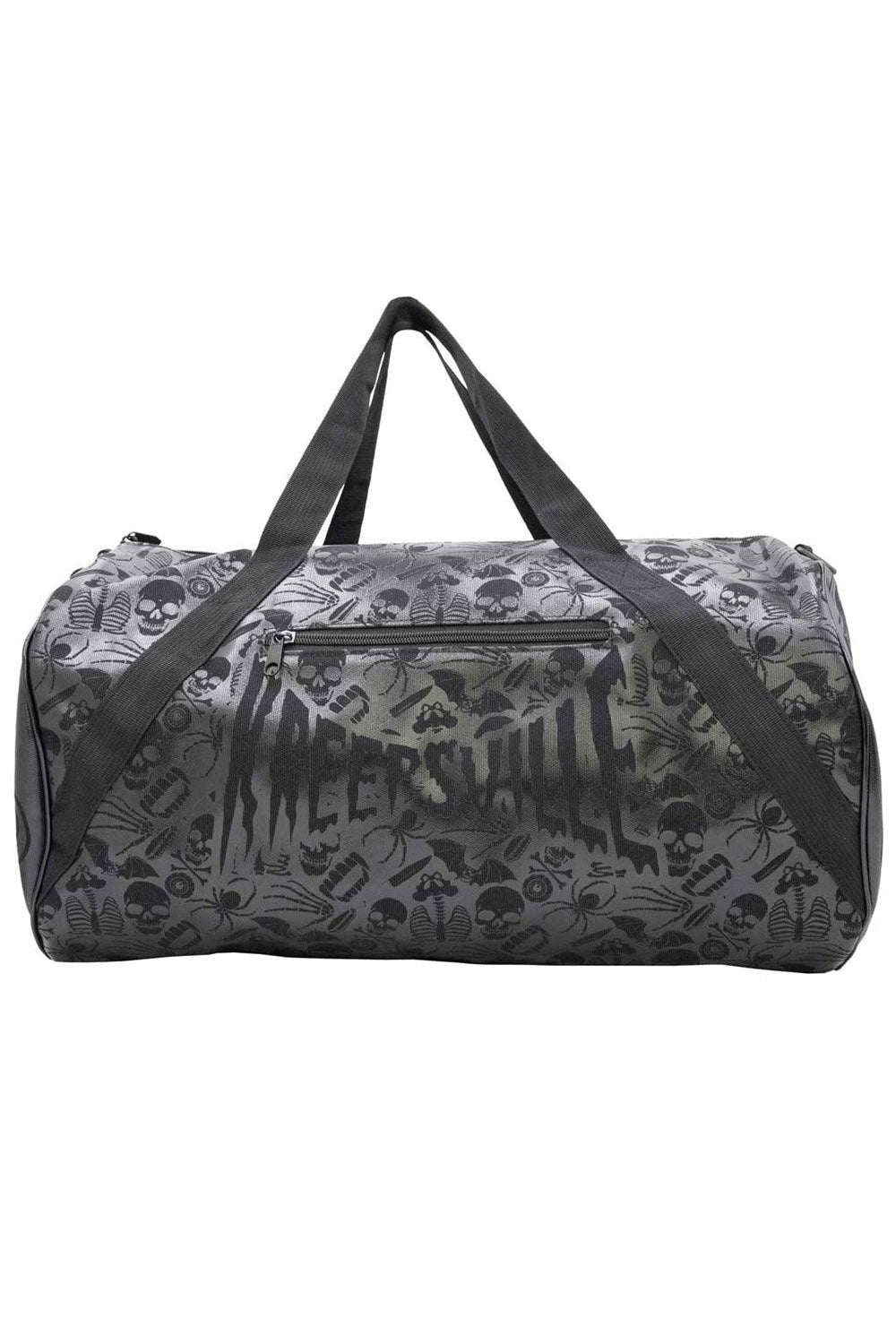 street goth skull gym bag