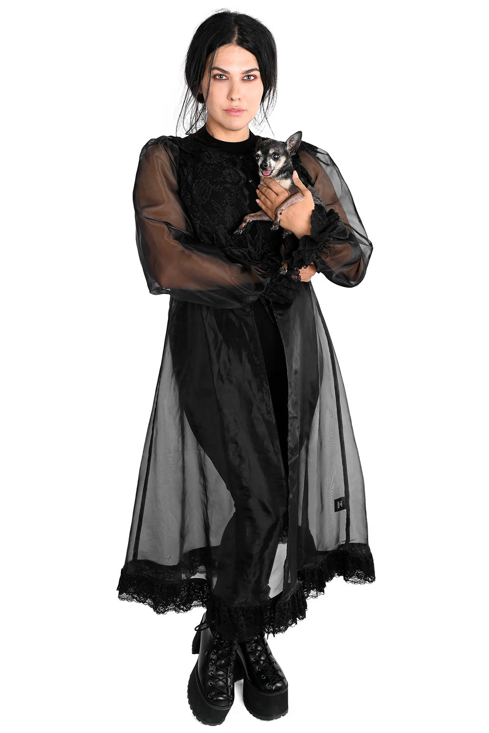 Anastacia Duster with lace detail from Foxblood