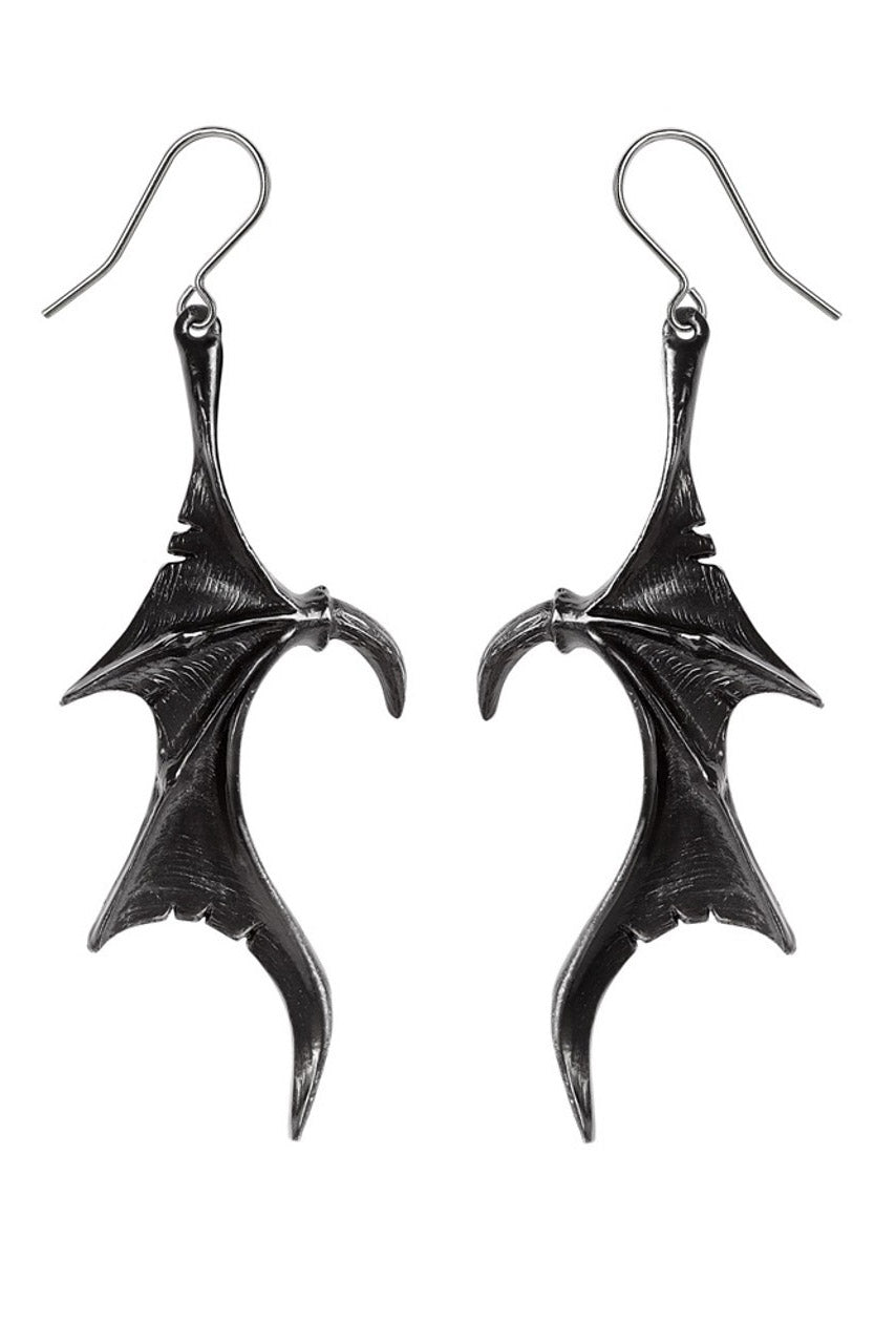 bat wing earrings by alchemy england 