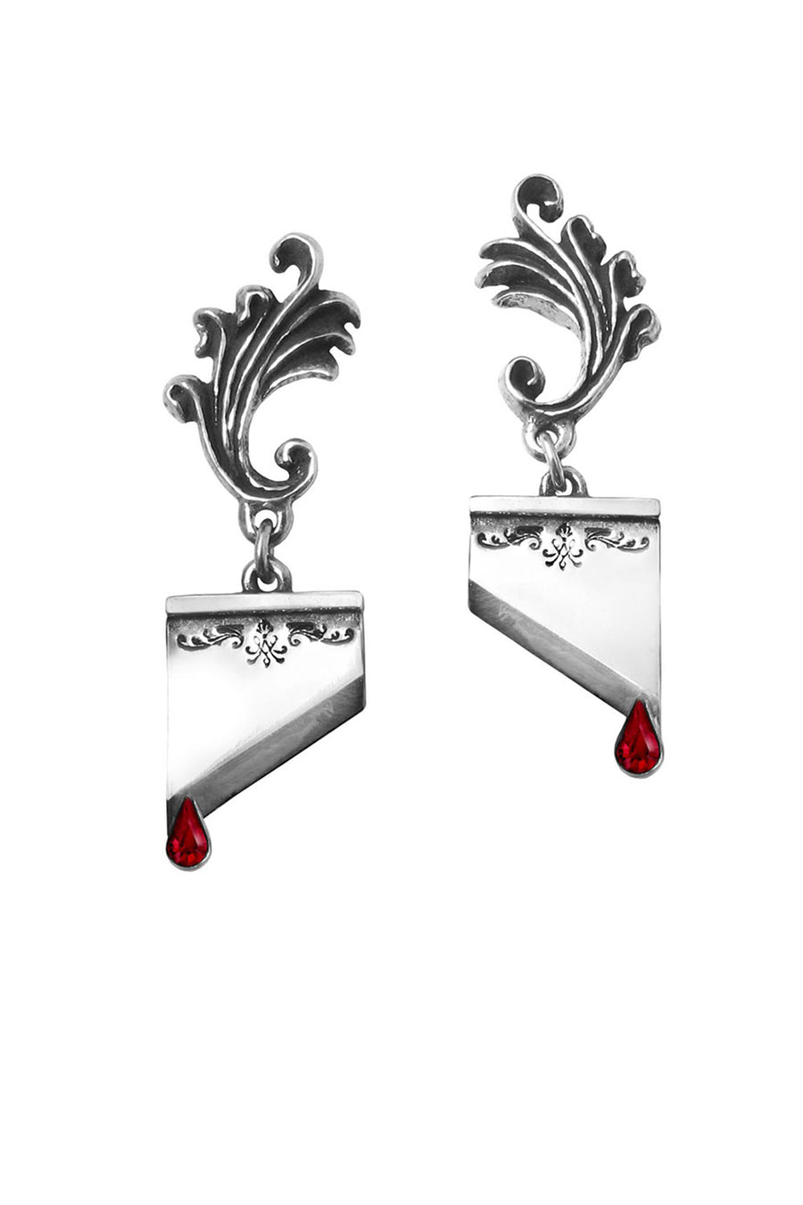 gothic guillotine earrings
